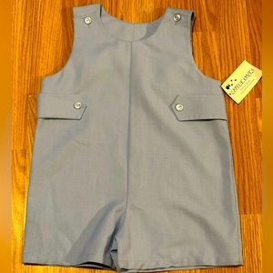 Little Ones Light Blue One Piece Romper for Toddlers - Size 4T - New w/ Tags